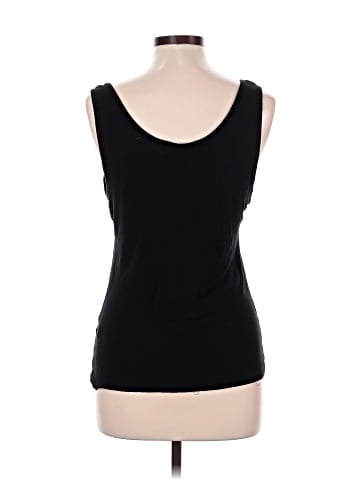 Black Rivet Sleeveless Top (view 2)