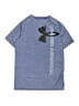 Under Armour 100% Polyester Blue Active T-Shirt Size L (youth) - photo 1