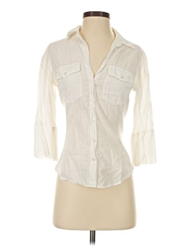 James Perse 3/4 Sleeve Button-Down Shirt (view 1)