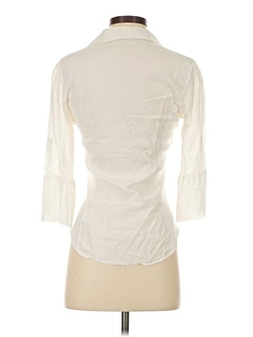 James Perse 3/4 Sleeve Button-Down Shirt (view 2)