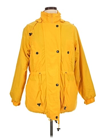 Woman Within Raincoat (view 1)