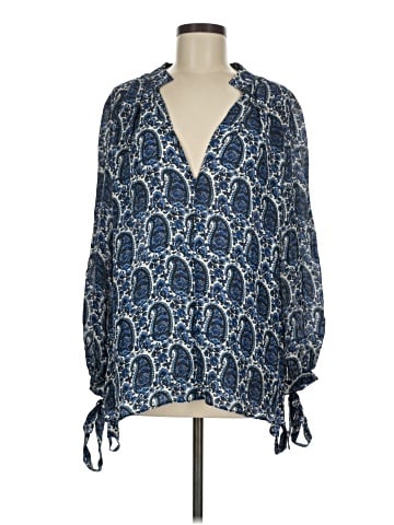 10 Crosby Derek Lam Intermix Long Sleeve Silk Top (view 1)