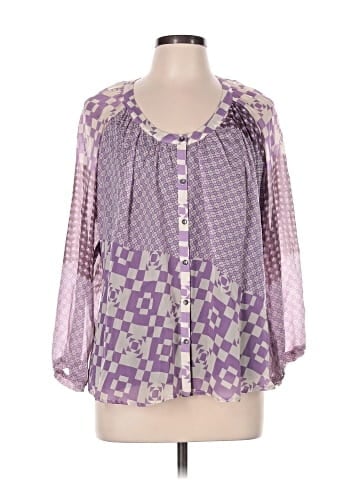 Babakul 3/4 Sleeve Silk Top (view 1)