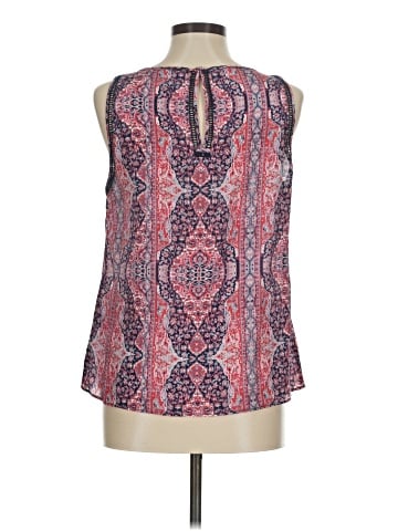 Greylin Sleeveless Silk Top (view 2)