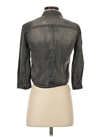 BDG 3/4 Sleeve Button-Down Shirt (view 2)