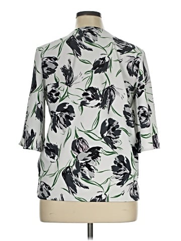 Ann Taylor Factory 3/4 Sleeve T-Shirt (view 2)