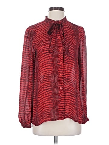 MICHAEL Michael Kors Long Sleeve Blouse (view 1)