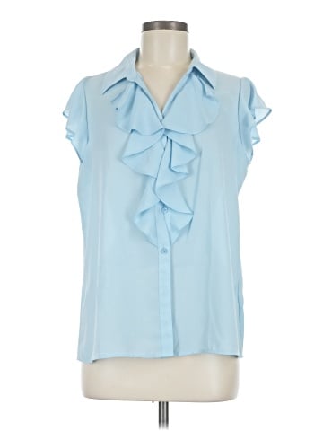 Calvin Klein Short Sleeve Blouse (view 1)