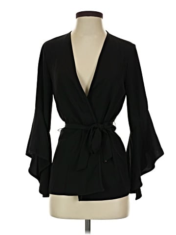 Zara Basic Long Sleeve Blouse (view 1)