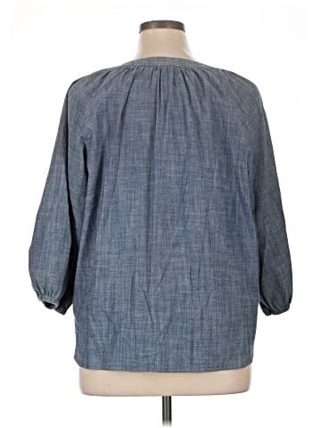 Ann Taylor Factory 3/4 Sleeve Blouse (view 2)