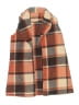 Unbranded 100% Polyester Brown Orange Coat Size 7 - photo 1