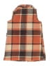 Unbranded 100% Polyester Brown Orange Coat Size 7 - photo 2