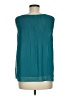 Max Studio 100% Polyester Teal Sleeveless Blouse Size M - photo 2