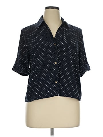 MICHAEL Michael Kors Short Sleeve Blouse (view 1)