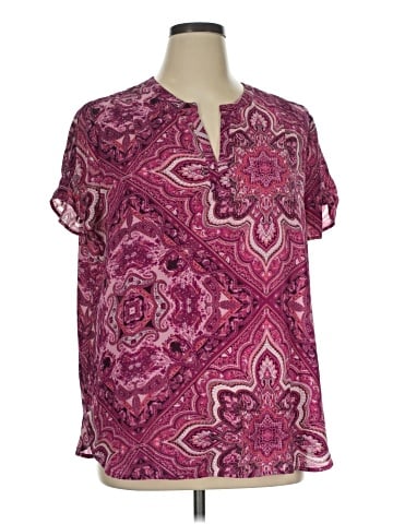 Pleione Short Sleeve Blouse (view 1)