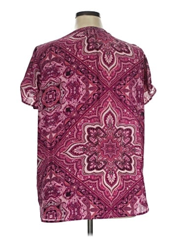 Pleione Short Sleeve Blouse (view 2)