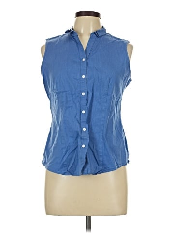 Charter Club Sleeveless Button-Down Shirt (view 1)