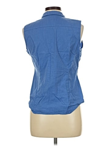 Charter Club Sleeveless Button-Down Shirt (view 2)