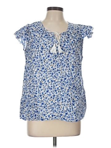 Land' n Sea Short Sleeve Blouse (view 1)