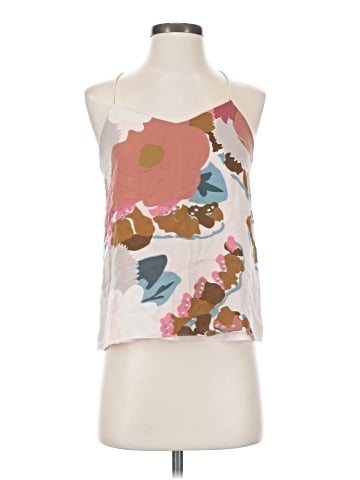 Tibi Sleeveless Silk Top (view 1)