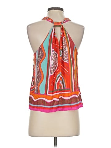 Rose + Olive Sleeveless Blouse (view 2)