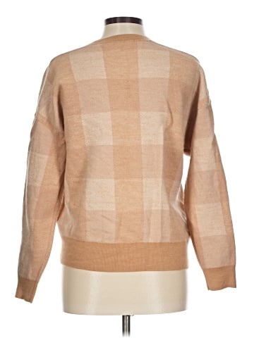 Madewell Merino Wool Sweatshirt in Plaid (view 2)