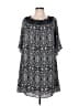 DR2 100% Polyester Black Kimono Size L - photo 1