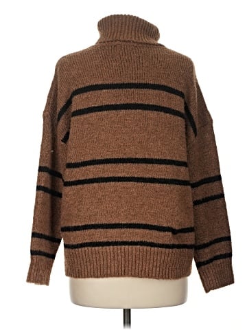 Line & Dot Turtleneck Sweater (view 2)