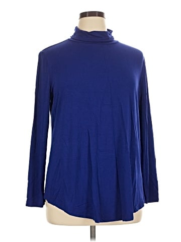 JM Collection Long Sleeve Top (view 1)
