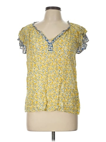 Rose + Olive Short Sleeve Blouse (view 1)