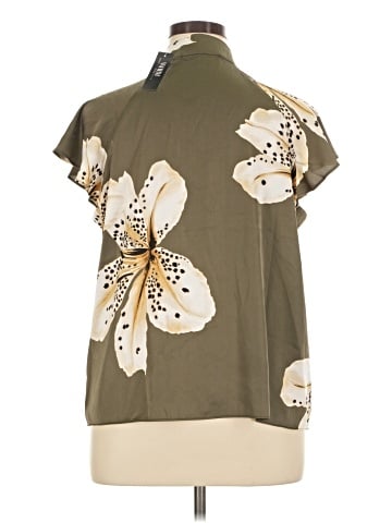 White House Black Market Short Sleeve Blouse (view 2)