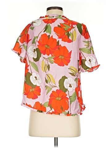 Rose + Olive Short Sleeve Blouse (view 2)