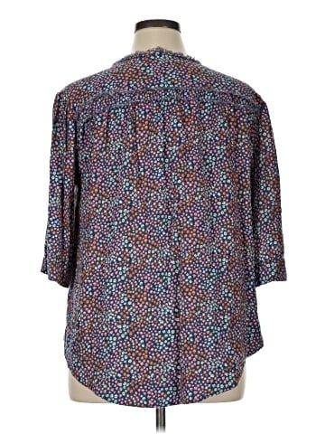 Caslon 3/4 Sleeve Blouse (view 2)