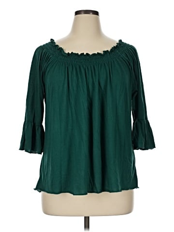 New Directions 3/4 Sleeve Blouse (view 1)