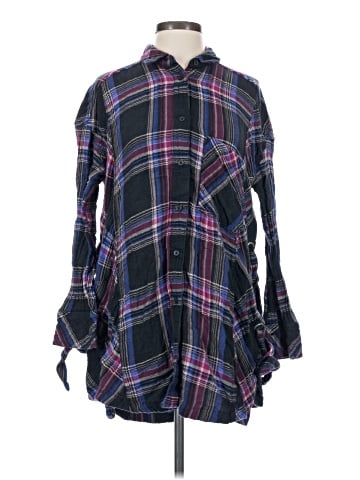 Free People Long Sleeve Button-Down Shirt (view 1)