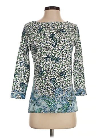 Talbots 3/4 Sleeve T-Shirt (view 1)