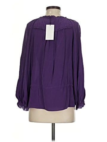 Joie Long Sleeve Silk Top (view 2)