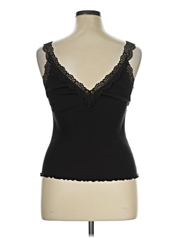 Madewell Lace-Trim V-Neck Tank (view 2)