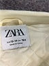 Zara 100% Polyester Ivory Jacket Size 13 - 14 - photo 3