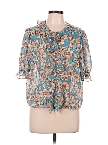 CAbi Short Sleeve Blouse (view 1)
