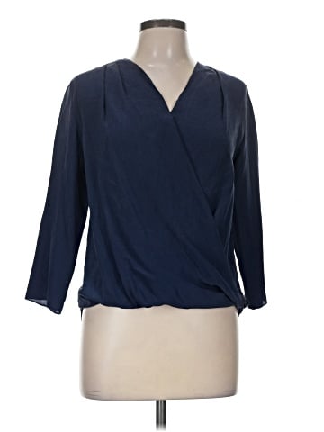 Amanda Uprichard 3/4 Sleeve Silk Top (view 1)