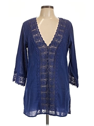 La Blanca 3/4 Sleeve Blouse (view 1)