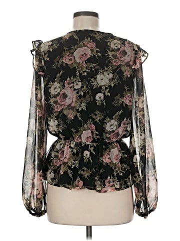Lulus Long Sleeve Blouse (view 1)