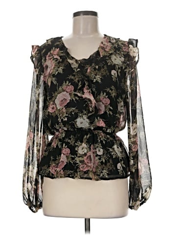 Lulus Long Sleeve Blouse (view 2)