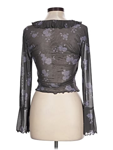 Pink Rose Long Sleeve Blouse (view 2)