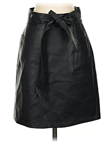 Bagatelle Faux Leather Skirt (view 1)