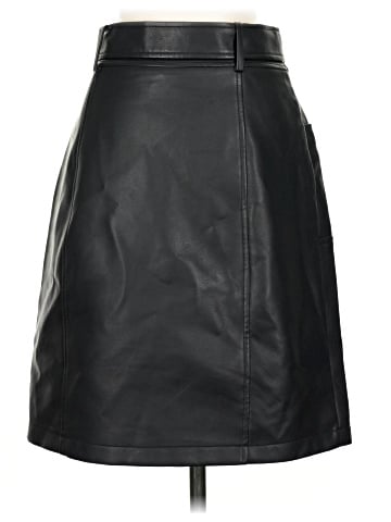 Bagatelle Faux Leather Skirt (view 2)