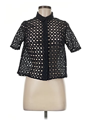 Topshop Short Sleeve Blouse (view 1)