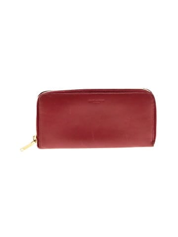 Saint Laurent  Zip Around Smooth Leather Wallet. (view 1)
