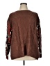 Oddi 100% Rayon Paisley Brown Pullover Sweater Size 2XL - photo 1